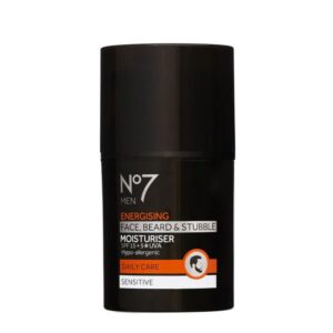 مرطوب کننده ریش و ته ریش مردانه نامبر سون مدل Men Energising Face, Beard & Stubble Moisturiser SPF15 50ml