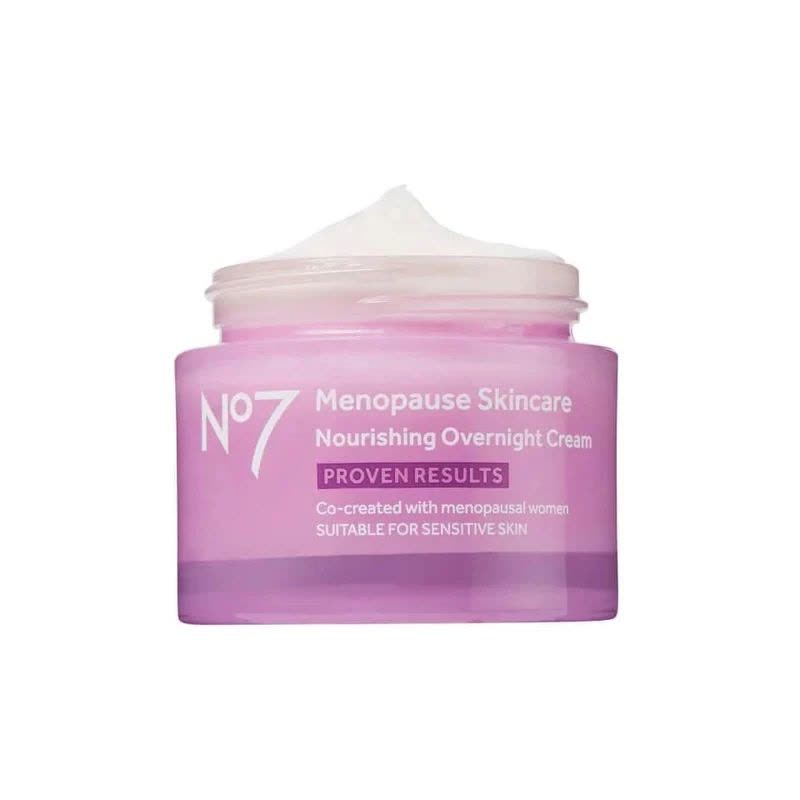 کرم تغذیه کننده پوست نامبر سون مدل Menopause Skincare Nourishing Overnight Cream 50ml