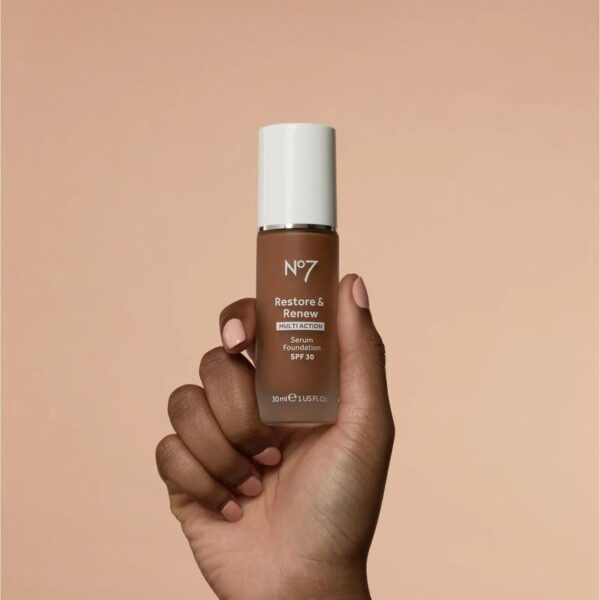 کرم چندکاره نامبر سون مدل Restore & Renew Serum Foundation 30ml SPF 30