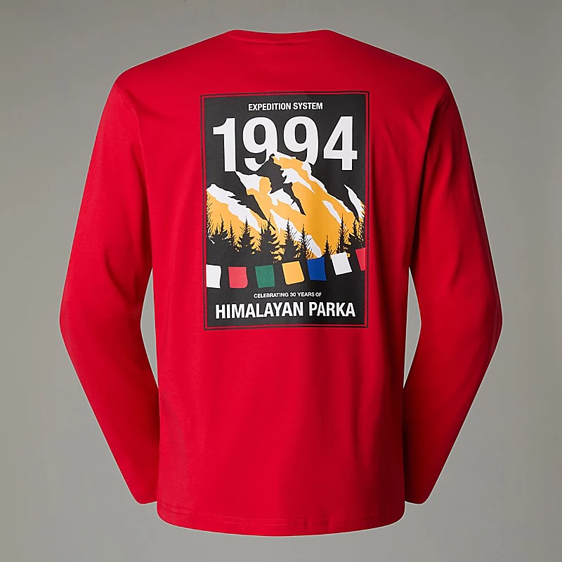 تی شرت آسیتن بلند مردانه نورث فیس مدل Men's Anniversary Long-Sleeve T-Shirt