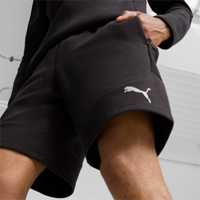 شلوارک مردانه مشکی پوما مدل EVOSTRIPE Shorts Men