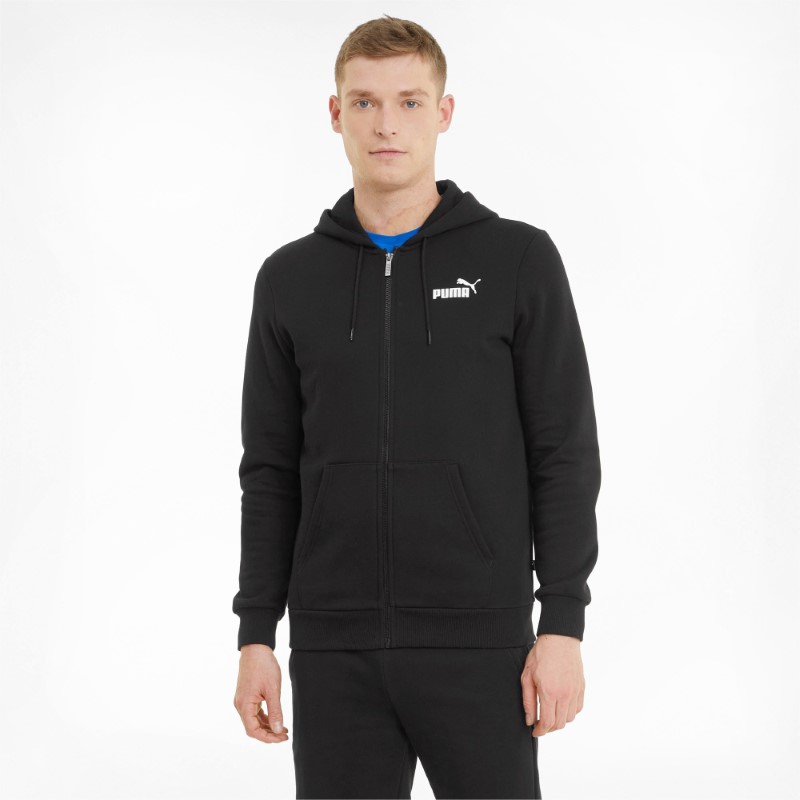 هودی مردانه پوما مدل Essentials Full-Zip Logo