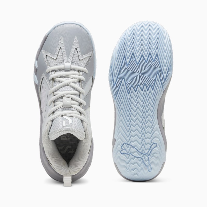 کفش ورزشی بچهگانه سفید پوما مدل Scoot Zeros Grey Ice Youth Basketball Shoes