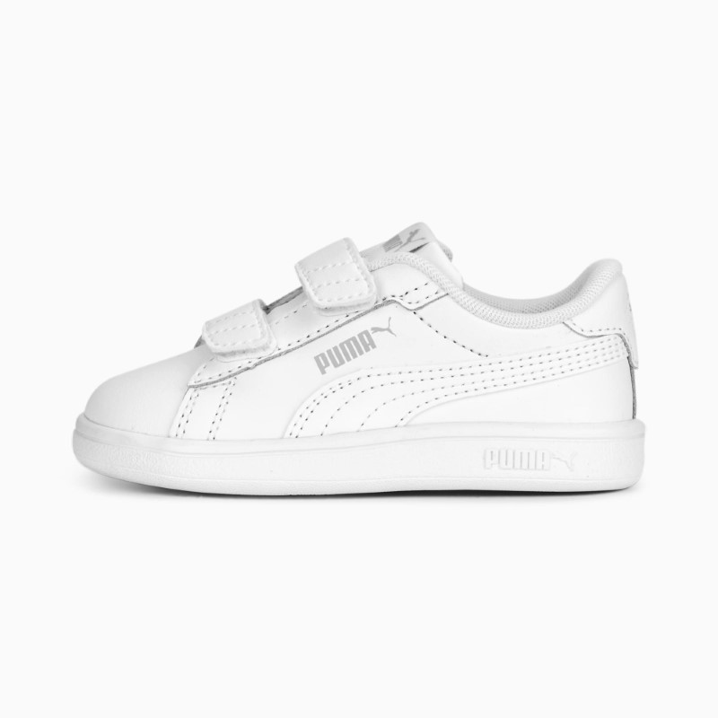 کفش جوانان سفید پوما مدل Smash 3.0 Leather V Sneakers Baby