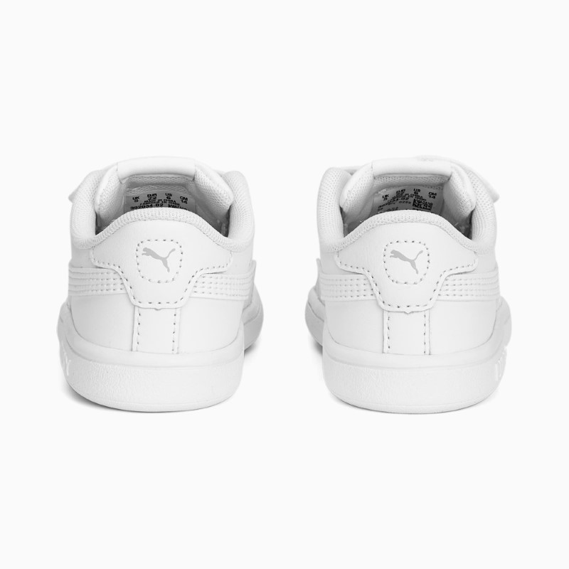 کفش جوانان سفید پوما مدل Smash 3.0 Leather V Sneakers Baby