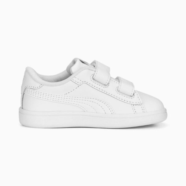 کفش جوانان سفید پوما مدل Smash 3.0 Leather V Sneakers Baby