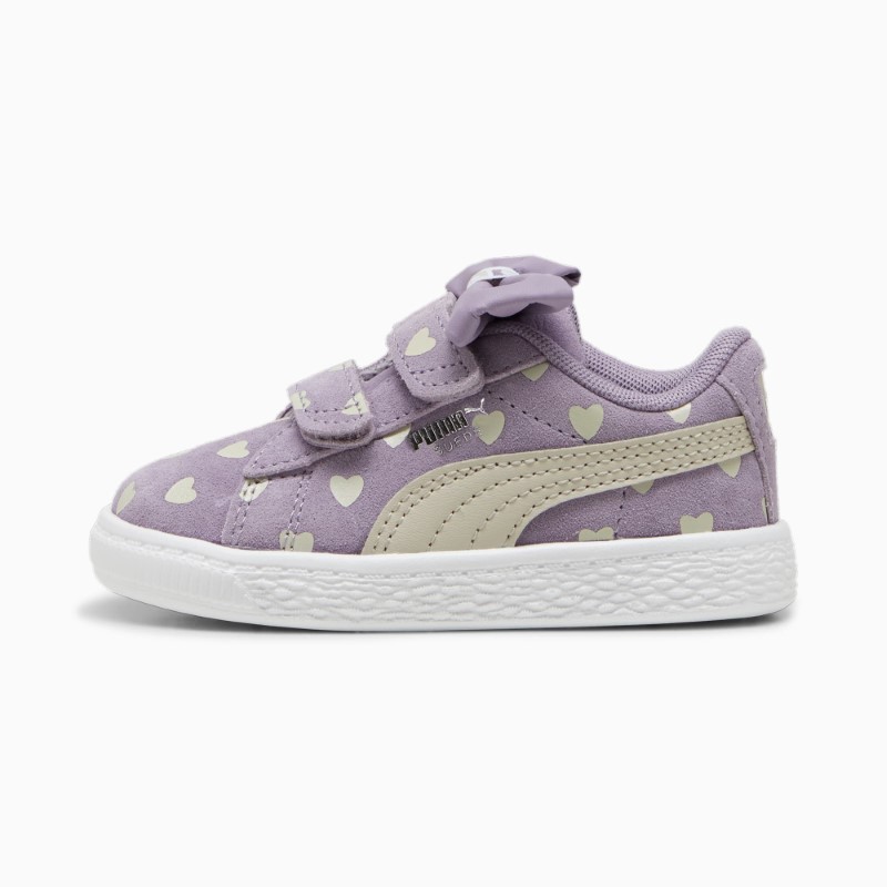 کفش جوانان بنفش پوما مدل Smash 3.0 Leather V Sneakers Baby