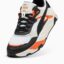 White, black puma men's shoes Trinity Sneakers Men