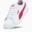 White, red Puma Smash 3.0 L Shoes Kids