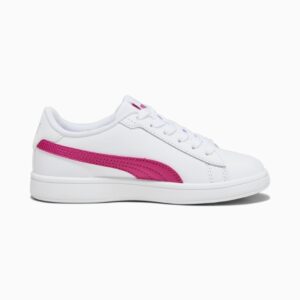 White, red Puma Smash 3.0 L Shoes Kids