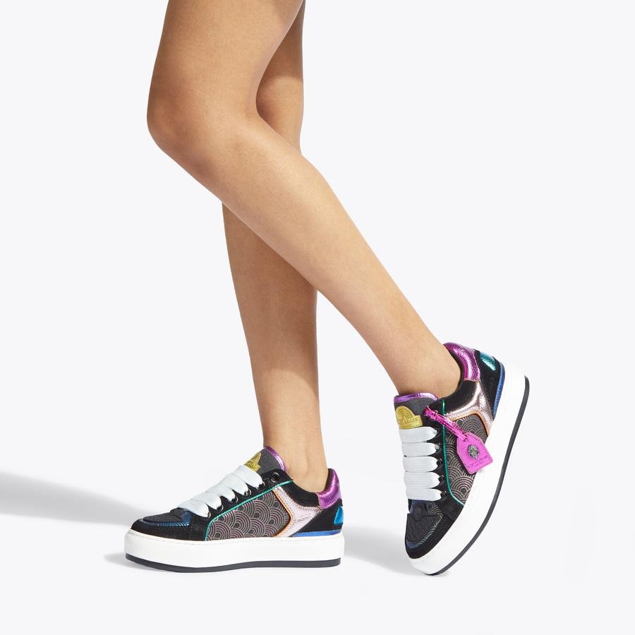 کفش زنانه مشکی، رنگی کرت گایگر مدل southbank tag sneaker