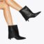 کفش چرم بوت زنانه مشکی کرت گایگر مدل fierce ankle boot