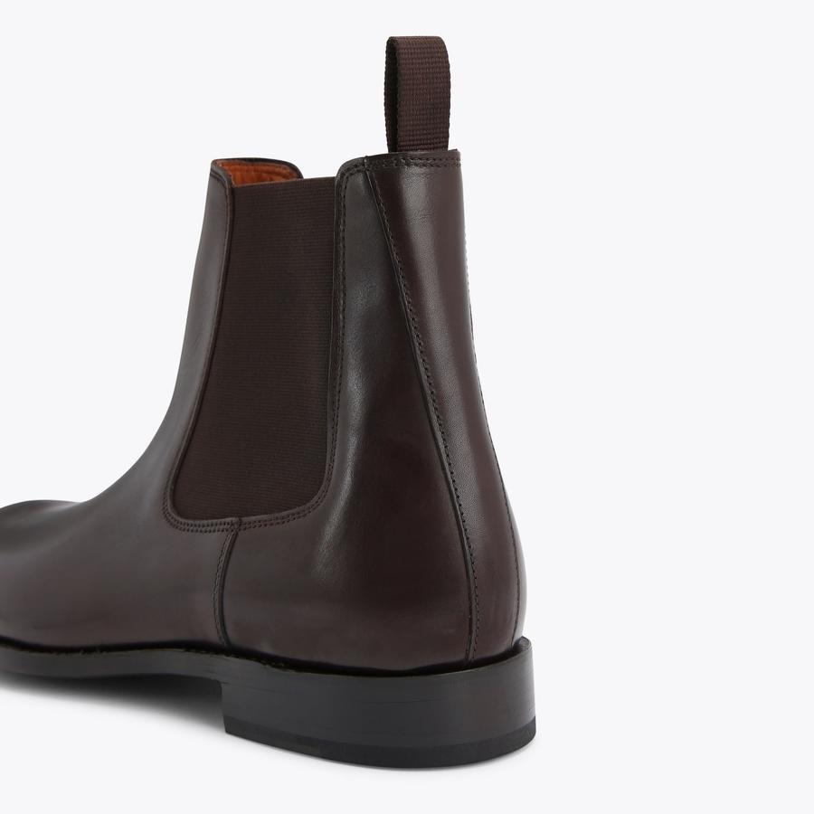 کفش بوت مردانه قهوه‌ای کرت گایگر مدل sloane chelsea boot