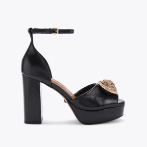 کفش پاشنه بلند زنانه مشکی کرت گایگر مدل chelsea platform heel