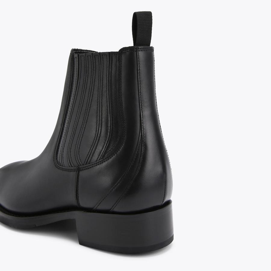 کفش بوت مردانه مشکی کرت گایگر مدل kemp chelsea boot