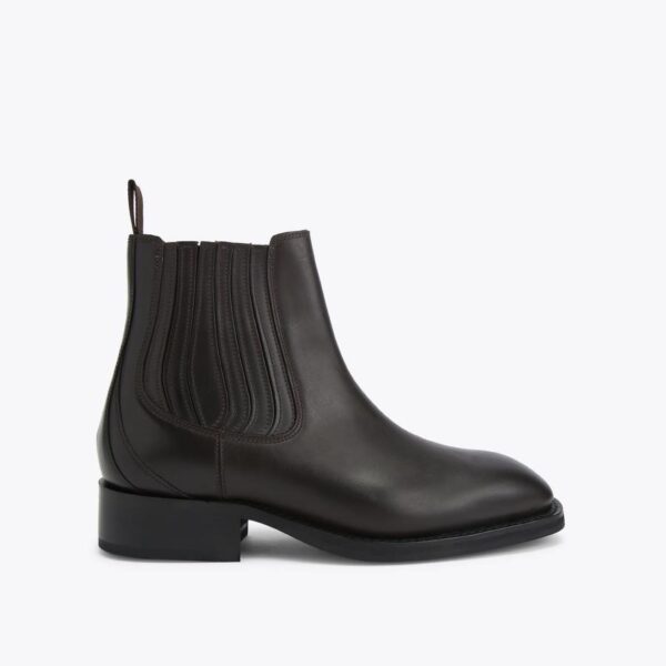 کفش بوت مردانه قهوه‌ای کرت گایگر مدل kemp chelsea boot