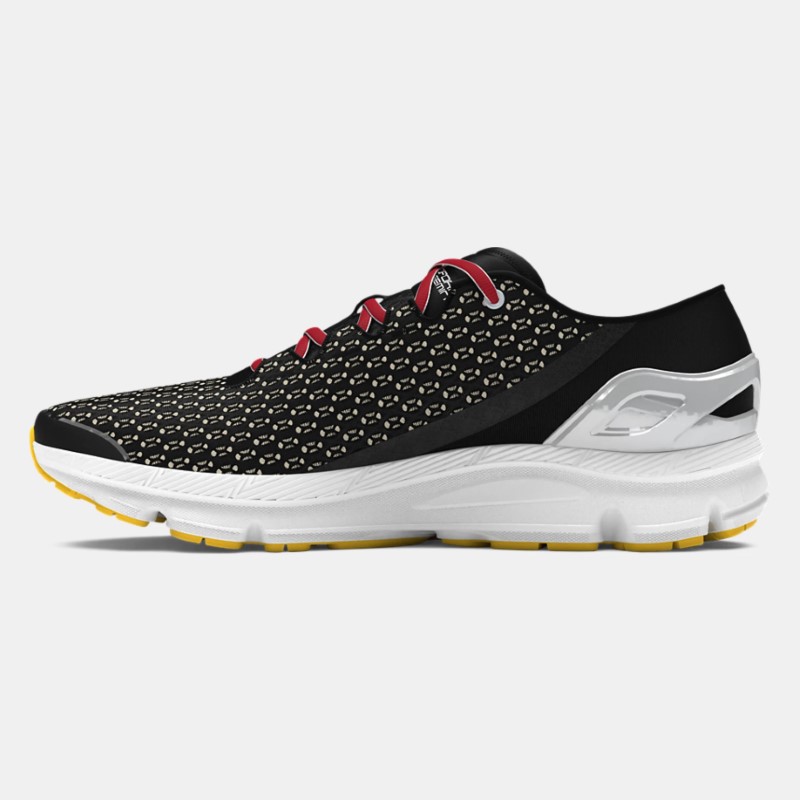 کفش اسپرت سفید، مشکی آندر آرمور مدل Unisex UA SpeedForm Gemini Running Shoes