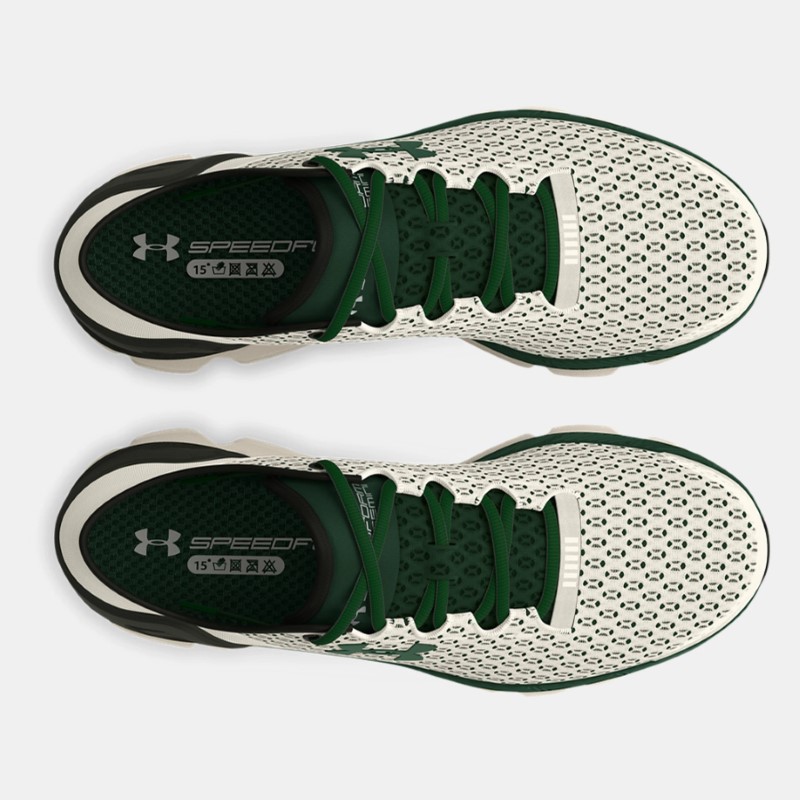 کفش اسپرت سفید، سبز آندر آرمور مدل Unisex UA SpeedForm Gemini Running Shoes