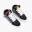 کفش تاپ بلند زنانه مشکی، رنگی کرت گایگر مدل southbank tag high top sneaker