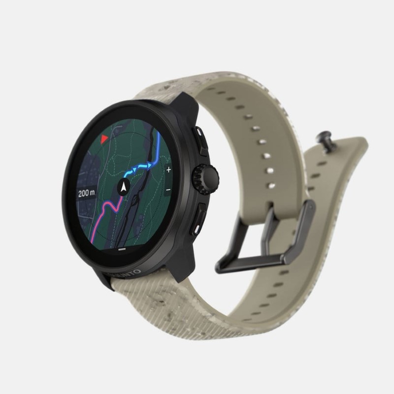 ساعت مچی خاکستری شنی جنس فولاد اندازه 45mm سونتو مدل Suunto Race S