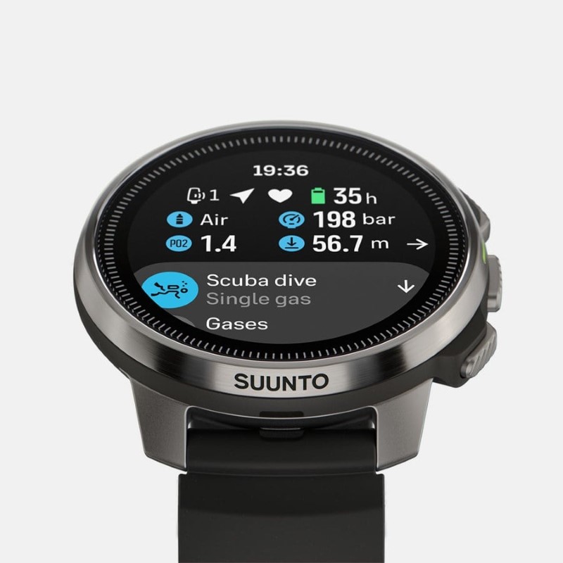 ساعت مچی مشکی استیل سونتو مدل Suunto Ocean