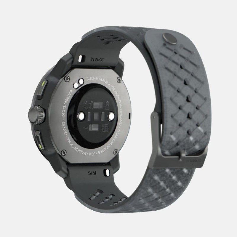 ساعت مچی تیتانیوم با بند گرافیت تیتانیوم اندازه 45mm سونتو مدل Suunto Race S