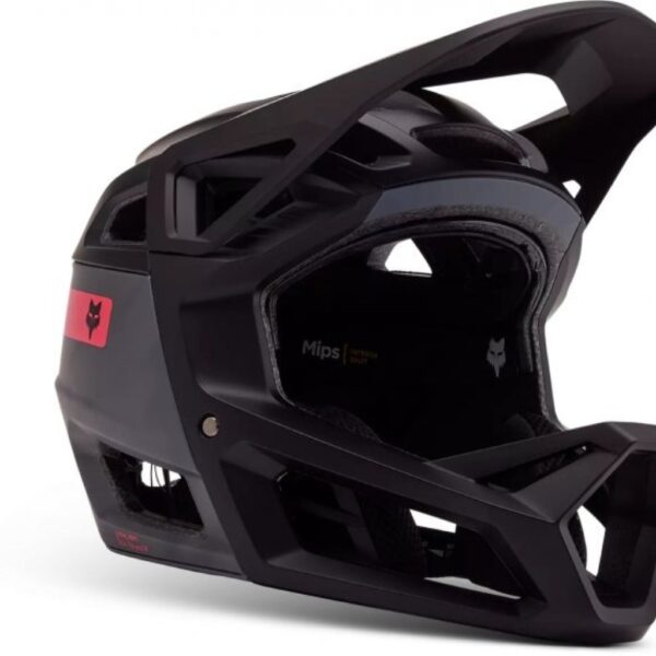 کلاه ایمنی دوچرخه سواری مشکی فاکس ریسینگ مدل Fox Proframe RS Taunt Fullface Helm