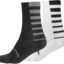 جوراب دوچرخه سواری اندورا مدل Endura Coolmax Stripes II Socken (2er-Pack) S/M black