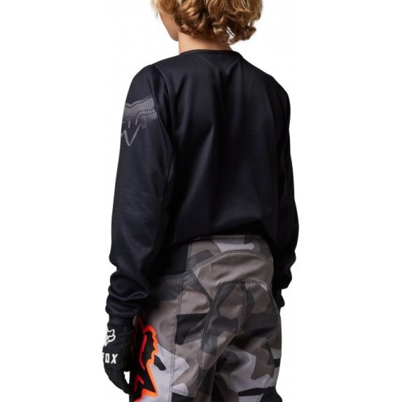 لباس آستین بلند بچهگانه دوچرخه سواری فاکس ریسینگ مدل Fox 180 Blackout Youth Jersey Long Sleeve Kids